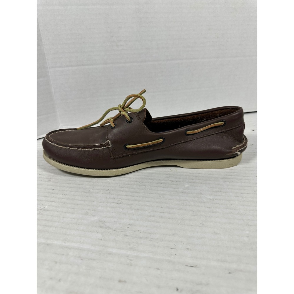 Sperry Top-Sider Mens 14M Brown Leather Authentic Original Boat Shoes 0195115 - Picture 16 of 16